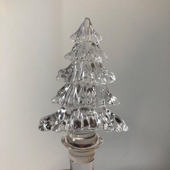 Mikasa Holiday Time Austria Lead Crystal Christmas Tree Bottle Stopper - Picture 6 of 7